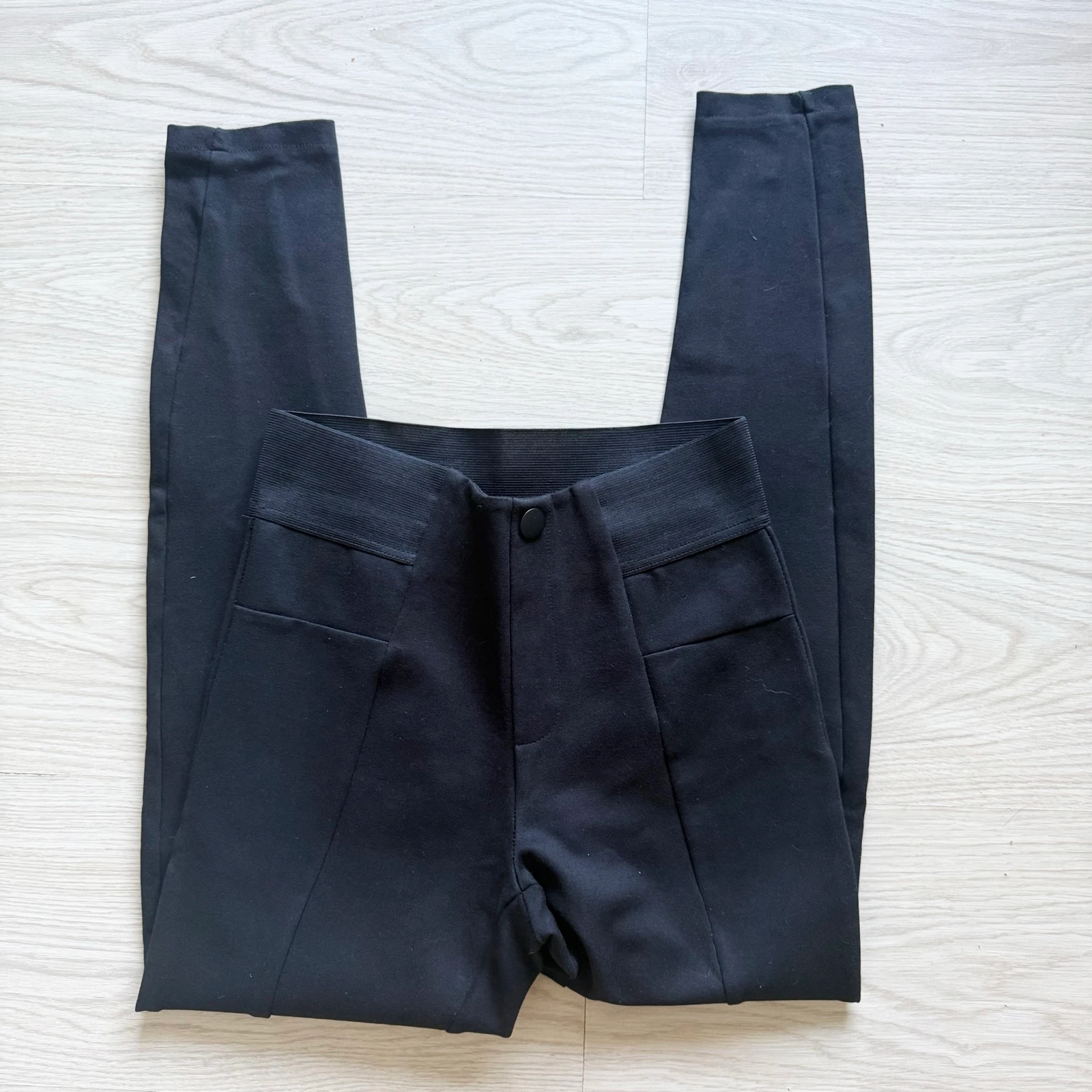 Black slim skinny trousers Gémo size 38 M – photo 3
